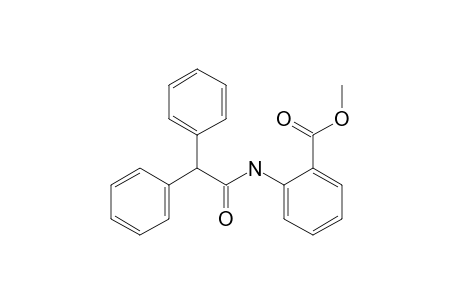 2-[(1-oxo-2,2-Diphenylethyl)amino]benzoic acid methyl ester