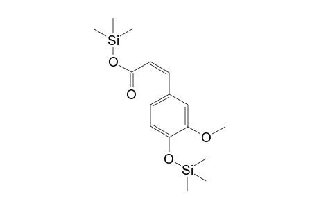 Ferulic acid <Z->, di-TMS