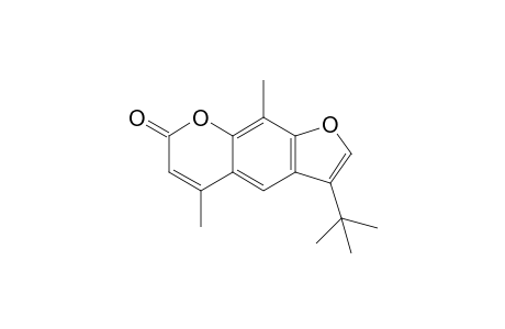 3-Tert-butyl-5,9-dimethyl-7-furo[3,2-g][1]benzopyranone