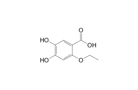 2-Ethoxy-4,5-dihydroxy-benzoic Acid
