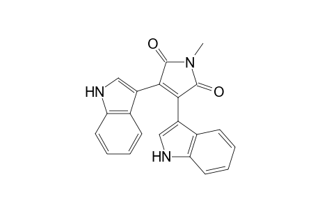 3,4-bis(1H-indol-3-yl)-1-methyl-3-pyrroline-2,5-quinone