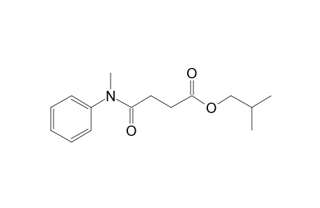 Succinic acid, monoamide, N-methyl-N-phenyl, isobutyl ester