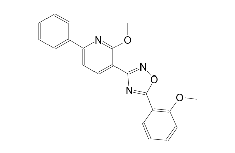 2-methoxy-3-[5-(2-methoxyphenyl)-1,2,4-oxadiazol-3-yl]-6-phenylpyridine