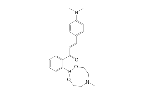 2'-[N-Methyl[6,1,3,2]azadioxyborylcyclooctyl]-4"-dimethylaminochalcone
