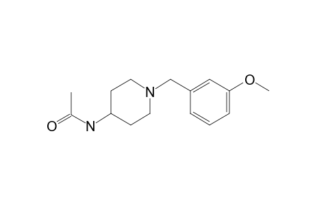 1-(3-Methoxybenzyl)-4-piperidinamine, N-acetyl-