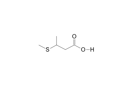 Butanoic acid, 3-(methylthio)-