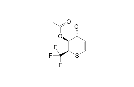 (2RS,3RS,4RS)-3-Acetoxy-4-chloro-2-trifluoromethyl-3,4-dihydro-2H-thiopyran