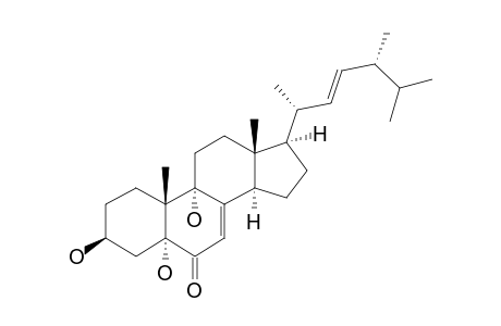 3-BETA,5-ALPHA,9-ALPHA-TRIHYDROXY-(22E,24R)-ERGOSTA-7,22-DIEN-6-ONE