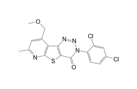 3-(2,4-Dichlorophenyl)-9-(methoxymethyl)-7-methylpyrido[3',2':4,5]thieno[3,2-d][1,2,3]triazin-4(3H)-one