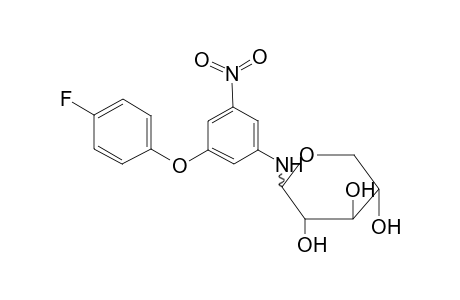 2-[3-(4-fluorophenoxy)-5-nitro-anilino]tetrahydropyran-3,4,5-triol