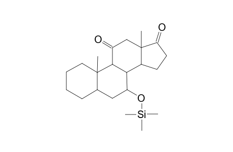 5.alpha.-Androstan-7.alpha.-ol-11,17-dione(7.alpha.-trimethylsilyl ether)