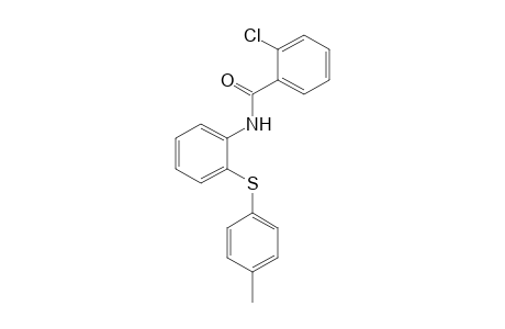 2-chloro-2'-(p-tolylthio)benzanilide