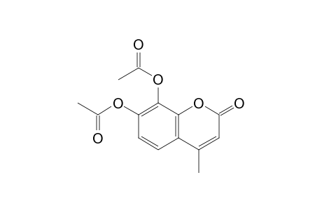7,8-dihydroxy-4-methylcoumarin, diacetate