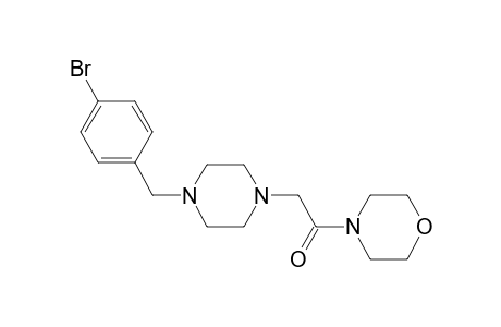 4-((4-(4-Bromobenzyl)-1-piperazinyl)acetyl)morpholine