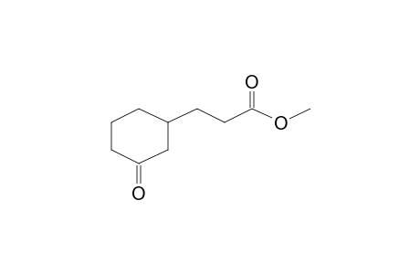 Cyclohexanepropanoic acid, 3-oxo-, methyl ester