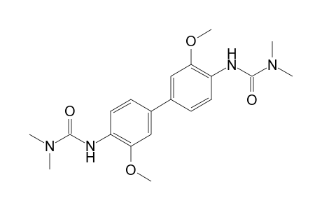 1,1'-(3,3'-dimethoxy-4,4'-biphenylene)bis[3,3-dimethylurea]