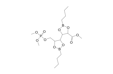 2-Butyl-5-[2-butyl-5-(dimethoxyphosphoryloxymethyl)-1,3,2-dioxaborolan-4-yl]-1,3,2-dioxaborolane-4-carboxylic acid methyl ester