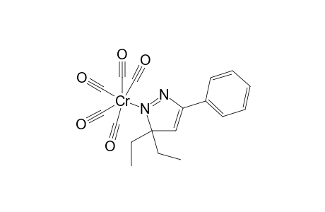 Pentacarbonyl(3,3-diethyl-5-phenyl-3H-pyrazole-N2)chromium(0)