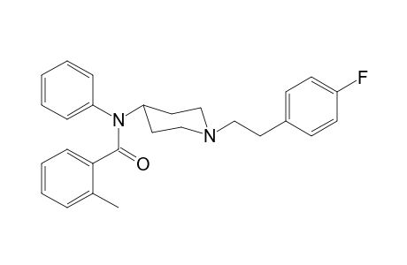 N-(1-[2-(4-Fluorophenyl)ethyl]piperidin-4-yl)-N-phenyl-2-methylbenzamide