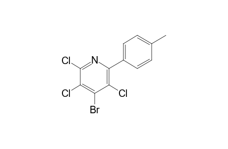 4-Bromo-2,3,5-trichloro-6-p-tolylpyridine