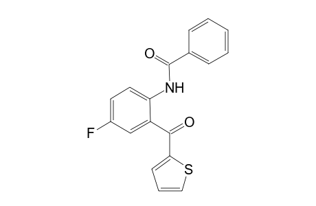 4-Fluoro-2-(2'-thienylcarbonyl)-N-benzoylaniline