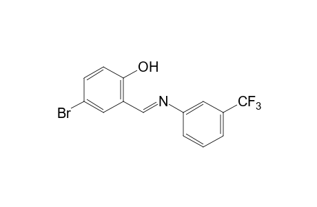 4-bromo-2-[N-(alpha,alpha,alpha-trifluoro-m-tolyl)formimidoyl]phenol