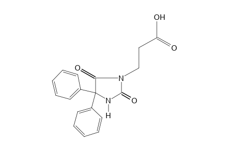 2,5-dioxo-4,4-diphenyl-1-imidazolidinepropionic acid