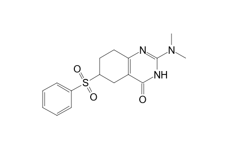2-DIMETHYLAMINO-6-(PHENYLSULFONYL)-5,6,7,8-TETRAHYDRO-3H-QUINAZOLIN-4-ONE