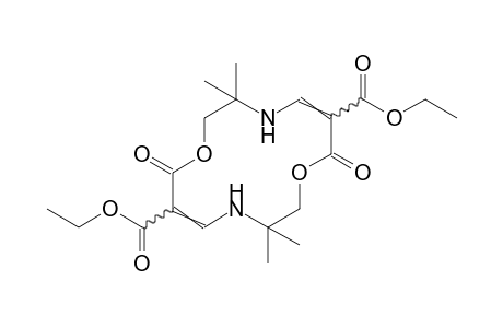 7,14-dioxo-3,3,10,10-tetramethyl-1,8-dioxa-4,11-diazacyclotetradeca-5,12-diene-6,13-dicarboxylic acid, diethyl ester