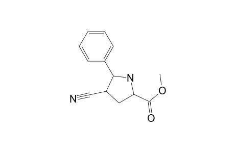 4-Cyano-5-phenyl-2-pyrrolidinecarboxylic acid methyl ester