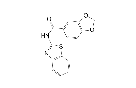 N-(1,3-benzothiazol-2-yl)-1,3-benzodioxole-5-carboxamide