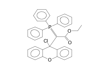 TRIPHENYLPHOSPHONIUM 1-(10-CHLORO-10-XANTHENYL)-1-ETHOXYCARBONYLMETHYLIDE