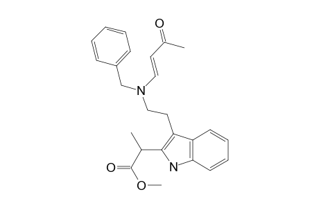 1H-Indole-2-acetic acid, .alpha.-methyl-3-[2-[(3-oxo-1-butenyl)(phenylmethyl)amino]ethyl]-, methyl ester, (E)-