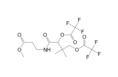 Methyl N-{[1',3'-bis(trifluoroacetoxy)-2',2'-dimethylpropyl]carbonyl}-3-aminopropionate