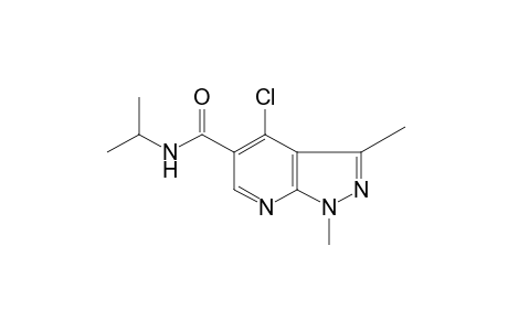 4-chloro-1,3-dimethyl-N-isopropyl-1H-pyrazolo[3,4-b]pyridine-5-carboxamide