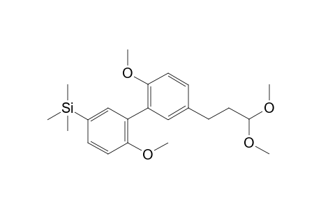 [3-[5-(3,3-dimethoxypropyl)-2-methoxy-phenyl]-4-methoxy-phenyl]-trimethyl-silane