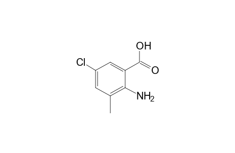 2-amino-5-chloro-m-toluic acid