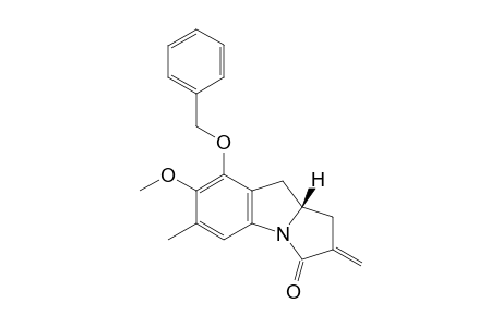 (3aR)-5-benzyloxy-6-methoxy-7-methyl-2-methylene-3a,4-dihydro-3H-pyrrolo[1,2-a]indol-1-one