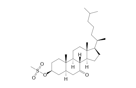 (3.beta.,5.alpha.)-3-Hydroxycholestan-7-one methanesulfonate