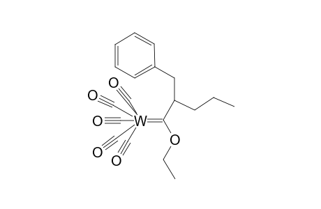 (1-ETHOXY-2-BENZYLPENTYLIDENE)-PENTACARBONYLTUNGSTEN-(0)