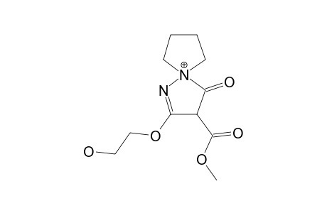 2-(2-HYDROXYETHOXY)-3-(METHOXYCARBONYL)-4-OXO-1-AZA-5-AZONIASPIRO-[4.4]-NON-1-ENE-5-IUM-3-IDE
