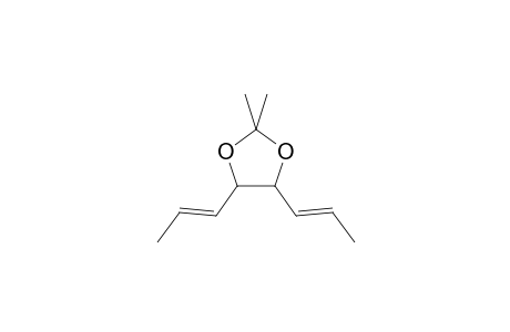 1,3-Dioxolane, 2,2-dimethyl-4,5-di-1-propenyl-