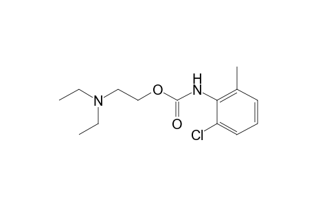 2-(diethylamino)ethanol, 2-chloro-6-methylcarbanilate (ester)