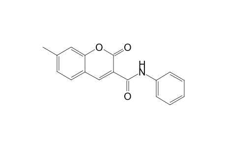 7-methyl-2-oxo-N-phenyl-2H-chromene-3-carboxamide