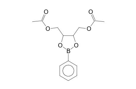 (5-[(Acetyloxy)methyl]-2-phenyl-1,3,2-dioxaborolan-4-yl)methyl acetate