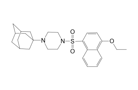 1-(1-Adamantyl)-4-[(4-ethoxy-1-naphthyl)sulfonyl]piperazine