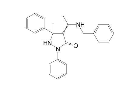 4-[1-(benzylamino)ethylidene]-5-methyl-2,5-diphenyl-pyrazolidin-3-one