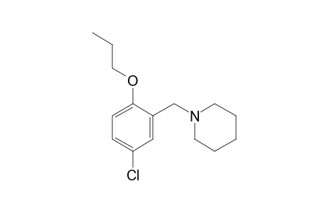 Piperidine, 1-(5-chloro-2-propoxybenzyl)-