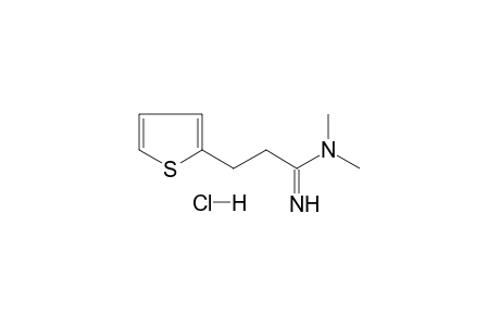 N,N-dimethyl-2-thiophenepropionamidine, monohydrochloride