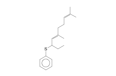 (1-Ethyl-3,7-dimethylocta-2,6-dienylthio)benzene